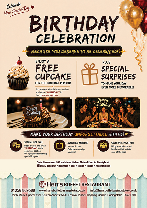 Birthday celebration at Han's Buffet