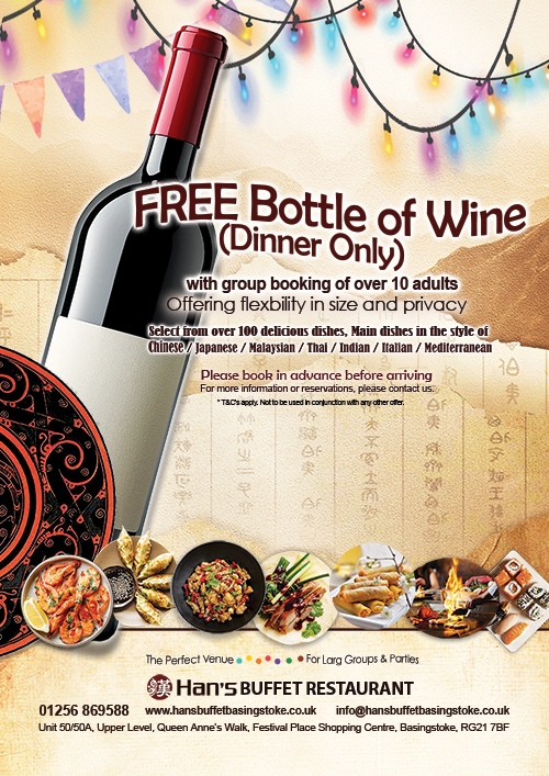 Large group dining offer