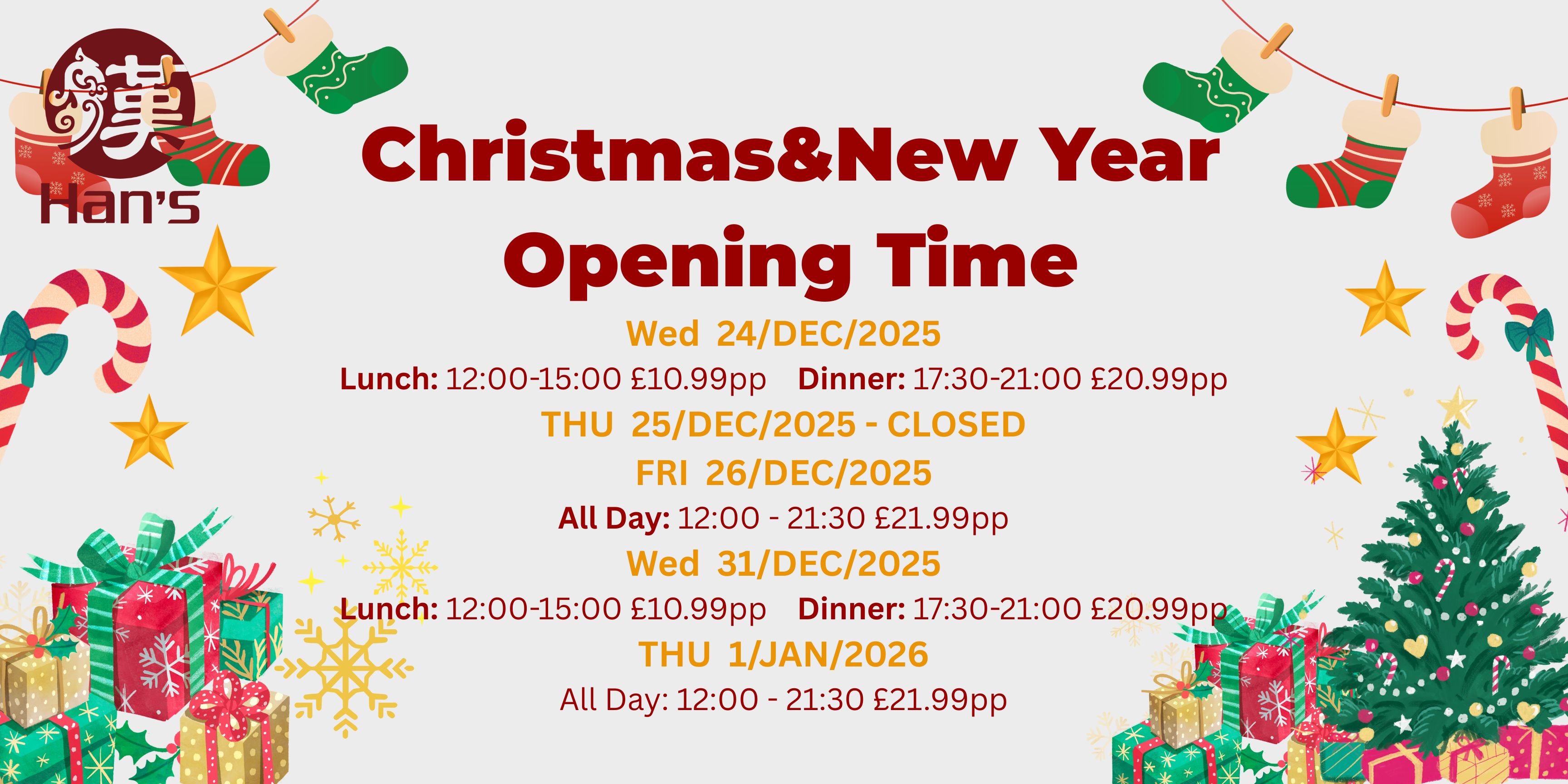 Han's Buffet Brochure